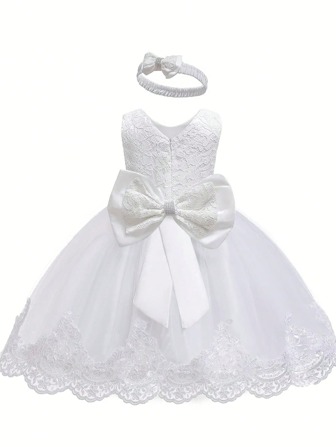 Wedding Flower Girls Bridesmaids Dresses Toddler Young Girl Birthday Party Ball Gown
