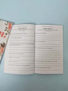 1pc Blue Cover Dad, I Want To Hear Your Story. As A Father's Day Gift Notepad Back To School
