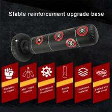 1 Piece 1.6m Adult Young People Universal Fitness Vertical Inflatable Sandbag Boxing Column Inflatable Tumbler Sandbag Punching Bag