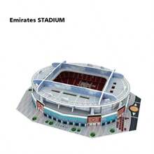 World Cup 3D Stereo Puzzle Football Stadium Model, World Cup Building Puzzle Sports Arena