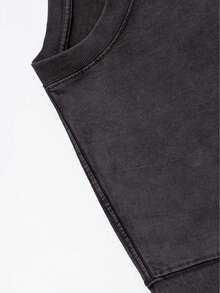 Fruit Of The Holy Spirit Christian Faith Religious Printing Vintage Washed T-Shirt, 230G, Retro Street Style. Simple And Versatile, Pure Cotton Is Of High Quality, Novel And Fashionable, And It Is A Must-Have Fashion T-Shirt For Spring And Summer. - 黑色 - 查看 5