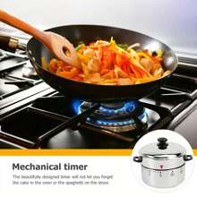 1pc 60-Minute Mechanical Kitchen Timer, Vintage Cooking Timer Without Battery, Loud Alarm For Home, School, Office Baking