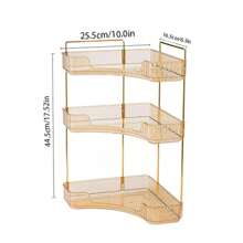 1 Pc 90° Corner Bathroom Countertop Organizer - Vanity Tray For Bathroom & Kitchen