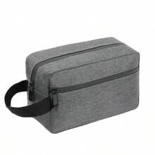 1 Stück/2 Stücke Großraum Reise Tragbare Herren Kulturbeutel, Damen Kosmetiktasche für Grundbedarf Wasserbeständige Schminktasche Handtasche, Wasserdichte Rasurtasche für Toilettenartikel, faltbare Aufbewahrungstasche mit Fächern und Griff für Kosmetikpinsel und Werkzeuge
