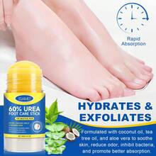 1pc Manuka Honey/60% Urea Hand & Foot Moisturizing Care Stick, Deep Hydration, Prevent Cracking, Soft Skin, Suitable For Men & Women, 40g - Yellow - View 11