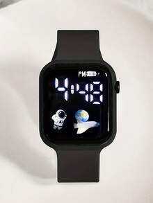 Set de 5 relojes deportivos digitales unisex con monitor de frecuencia cardíaca electrónico (sin caja) - Multicolor - Ver 9