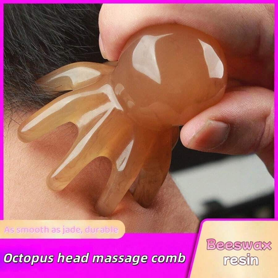 Large Octopus Massage Hair Brush, Multipurpose Scalp Massager For Head And Full Body Acupoint Stimulation