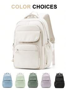 New School Backpack, Laptop Backpack Fits 14-15.6 Inch Notebook For Girl Boy, Lightweight Durable School Bookbag, Water Resistant Schoolbag Book Bag