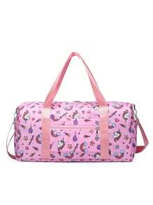 1pc New Cute Girl Niche High-End Cartoon Unicorn Travel Bag, Multiple Styles To Choose From, And Fashionable New Bags, Fresh And Dopamine Color Matching, Youthful Girl Style, Can Be Carried By Hand, Can Be Cross-Body, Shoulder Straps Are Adjustable, Casual And Fashionable, Very Suitable For Taking Out To Play, And Can Also Be Given As Gifts To Friends