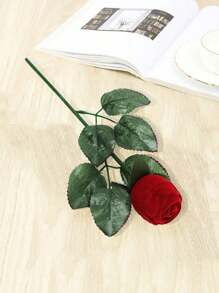 1pc - Elegant Romantic Rose Ring Box - Suitable For Romantic Jewelry Packaging For Proposals And Weddings, Perfect For Ring Embellishment, Proposal Accessories, Rose Shaped Design, Easy To Hide Other Surprises
