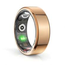 Anelli intelligenti per uomo e donna, per il fitness, con monitoraggio del battito cardiaco, del sonno, contapassi, calorie, impermeabili, tracker fitness per e Android