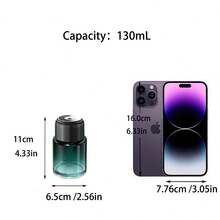 Pure Oil Car Aroma With 130ml Fragrance Oil Suitable To Use In Car And At Home - Black - View 3