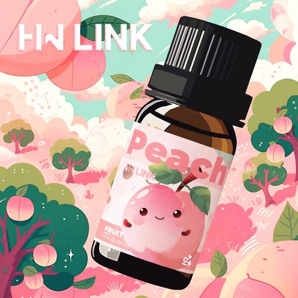 HWLINK Huile essentielle de pêche, parfum de pêche, maquillage 10ml. Huile de parfum premium pour bougies, savonnerie, aromathérapie, diffuseurs, soins à domicile et humidificateurs. Cadeau pour femmes