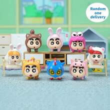 Miniso Crayon Shin-Chan MINI Flying Superpower Series Keychain Blind Bag, Adorable Cosplay Designs, Self-Contained Lobster Clasp, Perfect For Bag Charms, Backpack Accessories And Anime Fans, Good Choice Of Valentine's Day Gifts (1PC, Random Delivery) - Multicolor - View 1