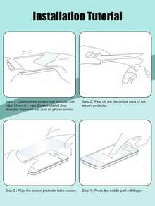 4 件适用于三星型号手机，黑色边框钢化玻璃屏幕保护膜，防震、防刮、防水、牢不可破、触感细腻，适用于 Galaxy A54/A14/S23 FE/A34/A15/A05s/A25/A35/A55