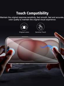 2 piezas Protector de pantalla de privacidad para iPhone 6/7/8/11/12/13/14/15/16 Pro Max, Plus y 16e - Vidrio templado 9H anti-espía, resistente a arañazos, compatible con fundas