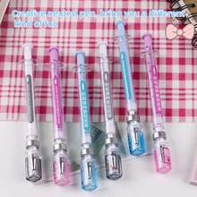 1/3pcs Creative Needle-Shaped Signature Neutral Pens, Simulated Injection Syringe Design Stress Relief Injection Pen, Random Color Delivery. School Supplies, Back To School Season - Random Color - View 5