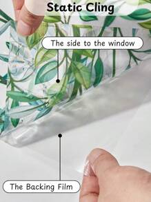 1 Roll Frosted Glass Privacy Film, Stained Glass Window Film, Frosted Glass Film Privacy Window Stickers Non-Adhesive Glass, PVC Film Removable Static Gel Window Film , Shade Window Stickers For Bathroom, Living Room, Home, Office Doors Frosted Decorative Household Electrostatic Adhesive Frosted Glass Window Stickers Wall Stickers Room Decor Wall Decor Wall Sticker Personalised Stickers