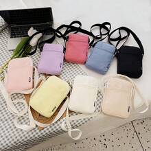 New Fashion Simple Casual Shoulder Messenger Bag, Phone Case Crossbody Small Square Bag For Outing & Travel