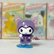 Sanrio Characters 雨天系列收藏品小雕像 - 天气主题装饰毛绒摆件，以 Hello Kitty 和朋友们（Kuromi、Pompompurin、My Melody、Cinnamoroll）为特色，适用于家庭和办公室装饰 - 彩色 - 查看 7