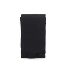 Bolsa de camuflaje al aire libre, soporteáctico para teléfono del ejército, cinturón deportivo, funda impermeable de nylon EDC, bolsas de camuflaje para caza en mochila KKZK - Negro - Ver 3
