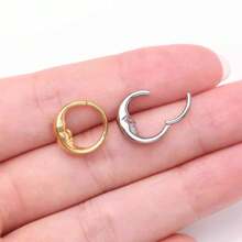 16G Septum Rings 316L Stainless Steel Nose Ring Cartilage Helix Earrings Hinged Segment Seamless Clicker Daith Piercing Jewelry