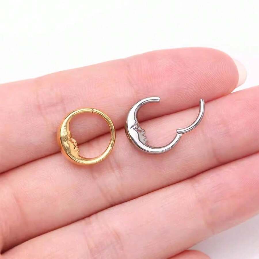 16G Septum Rings 316L Stainless Steel Nose Ring Cartilage Helix Earrings Hinged Segment Seamless Clicker Daith Piercing Jewelry