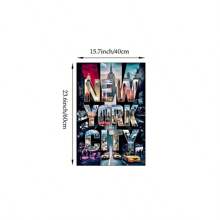 1 buc New York City Wall Art Imagine Alb-Negru City Fotografii Imprimări Pânză Picturi Travel Poster NYC Skyline Brooklyn Bridge Decor Pentru Living Room, Dormitor, Bar Carucior sau Hol Decor Cadou Pentru Ea Neînrămat