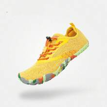 Men's And Women's Saguaro Minimalist Shoes With Zero Drop, Lightweight Breathable 5 Wide Toes Barefoot Shoes - Red - View 5