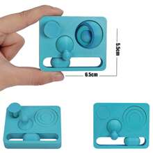 1 pieza Juguete antiestrés de estilo deslizante con impresión 3D, juguete de descompresión con empuje infinito, juguete girador de manos, cubo de rompecabezas, almohadilla multifuncional antiestrés