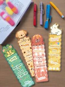31pcs/Set Colorful Animal Themed Bookmarks, Suitable For Students, Animal Party Gifts, Teenagers Book Lovers, Minimalist & Artistic Style, Comes With Neutral Pens, Great For Classroom Gifts School Supplies,Back To School