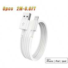 IPhone Charger Cable, Apple Lightning To USB Cable Cord, 2.4A Fast Charging Apple Phone Long Chargers Compatible With Iphone 14/13/12/11/11Pro/11Max/ X/XS/XR/XS Max/8/7/6/5S/SE (3.3ft,6.6ft)