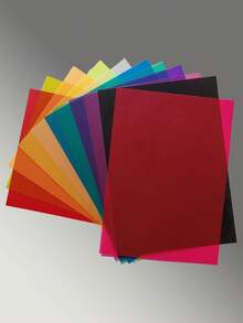 10/8/6 Pcs A4 Size Colorful PVC Plastic Sheets, PP Semi-Transparent Thin Hard Sheets, Transparent PVC Sheets, Colored Gel Sheet Plastic Thin Sheets, Handmade DIY Translucent Gel Plastic Sheets School Supplies, Back To School