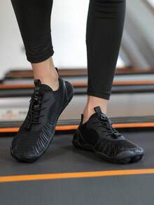 Zapatos acuáticos para exteriores, zapatos de agua transpirables para hombres y mujeres para natación, piscina, playa, buceo, esnórquel, ciclismo, senderismo, minimalistas y descalzos para fitness en interiores - Negro - Ver 3