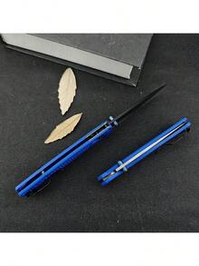 BM 535 Outdoor Tactical EDC 440C Blade Nylon Fiberglass Handle Portable Hunting Pocket Knife Survival Folding Knife With Belt Clip - Full length 19cm, blade length 8cm, handle length 11cm - 查看 7