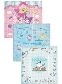 Sanrio 1Pc Hello Kittys Kuromis Cinnamons Cartoon Multifunctional Square Cute Placemat Tablecloth Household Mat Picnic Mat Wall Hanging Decorative Cloth(Some Parts May Be Random)