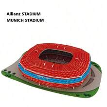 World Cup 3D Stereo Puzzle Football Stadium Model, World Cup Building Puzzle Sports Arena