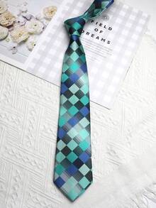 1pc Unisex Casual Polyester Plaid Bow Tie, Suitable For All Seasons - Multicolor - View 14