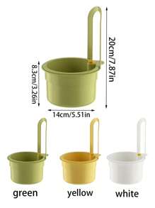 1 pièce Panier de drainage suspendu pour évier - Filtre d'évier de cuisine, panier de séparation des résidus alimentaires, panier-filtre à fruits, convient pour la filtration des résidus de cuisine et le stockage des légumes et des fruits