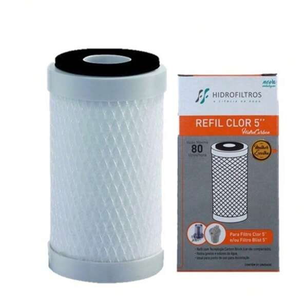 Refil Carbon Block 5  - Hidrofiltros