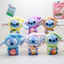 Disney 1 pieza Figura de resina Lilo y Stitch en caja ciega para colgar en la mochila, decoración de escritorio de dibujos animados divertidos y lindos, artículo coleccionable, juego para fiestas, favor de fiesta de cumpleaños, decoración de escritorio para ceremonias de graduación, bodas y oficinas, regalo ideal para vacaciones