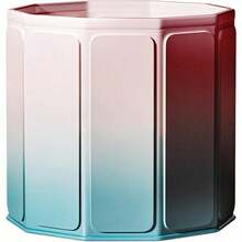 Portable Bathtub For Adults Collapsible Freestanding Bathtub For Shower Hot Ice Bath Tubs With Thickened Thermal Foam To Keep Temperature PVC Outdoor Soaking Tub Bluepink Gradient - 藍粉色漸層 - 查看 1