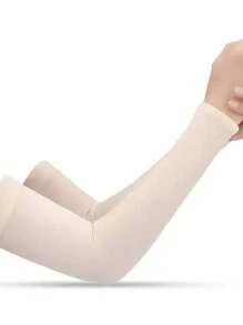 1 Par de Mangas Longas Esportivas Unissex Refrescantes, Mangas de Seda de Gelo Multicoloridas com Proteção Solar, Adequadas para Dirigir, Esportes ao Ar Livre, Escalada, Fitness, Ciclismo, Uso Diário, Protegem contra Sol e Mosquitos, Verão