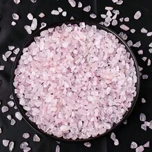 100克/袋天然紫水晶砾石 - 彩色水晶砾石，适用于疗愈、鱼缸、花园和家居装饰 - 水晶碎石 - 查看 6