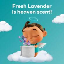 Angel Soft Toilet Paper With Fresh Lavender Scented Tube, 8 Mega Rolls = 32 Regu - 1 - View 3