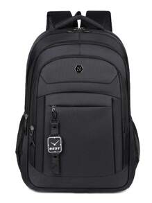 Men's Large Capacity Travel Backpack, Business Laptop Backpack, Lightweight & Water-Resistant, Suitable For Students And Commute