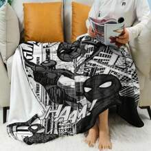 Marvel 1 pieza Manta con estampado digital de Marvel Spider-Man, manta de franela súper suave, liviana y cálida, manta de tiro para sofá, regalo para niños en todas las temporadas, manta para cama y silla de sofá, cubierta para aire acondicionado, para uso doméstico
