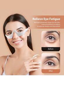 Red Light Theraphy 3D Eye Beauty Instrument Micro-Current Pulse Eye Relax Eye Massager Anti Eye Fatigue Electric Eyes Massage Beauty Remove Anti Wrinkle Eye Relaxtion Reduce Wrinkles And Dark Circle Remove Eye Bags Massager Beauty Tool Under-Eye Glasses Massager Women Gifts