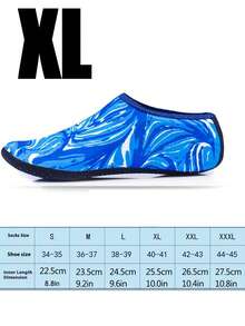 1 双游泳冲浪袜，海边沙滩鞋男女夏季潜水鞋速干防滑赤脚保护鞋，软底