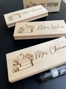 Weißer Trocken Radiergummi | Personalisierter Trocken Radiergummi | Lehrergeschenk | Klassenzimmer Geschenk | Tafelnradierer | Individuelle Geschenk Schulbedarf, Schulanfang
